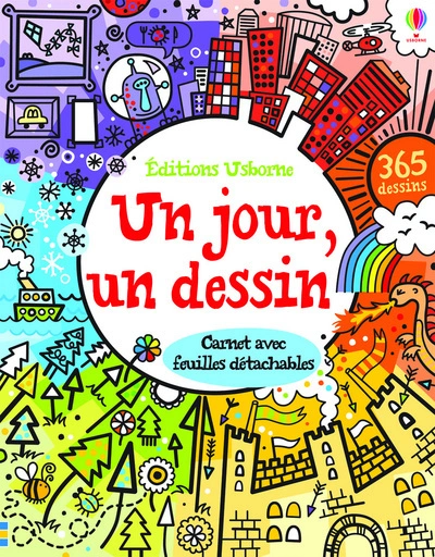 Un jour, un dessin : Carnet avec feuilles détachables