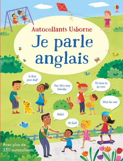 Je parle anglais - Premiers autocollants