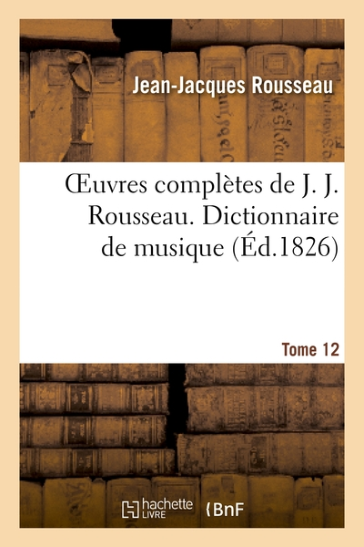 Dictionnaire de musique 1768