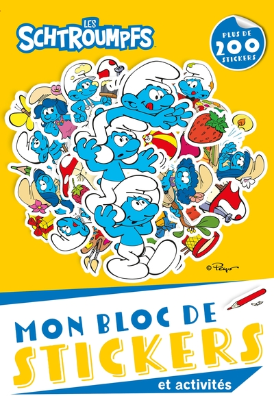 Les Schtroumpfs - Bloc de stickers et activités: Bloc de stickers et activités
