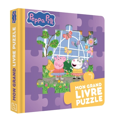Peppa Pig - Mon grand livre puzzle: Livre cartonné avec 5 puzzles