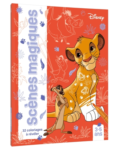 DISNEY - Scènes magiques : 32 coloriages à révéler