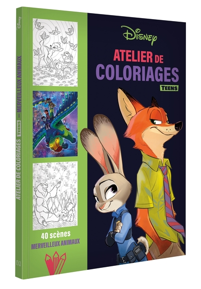 Atelier de coloriages : Merveilleux Animaux