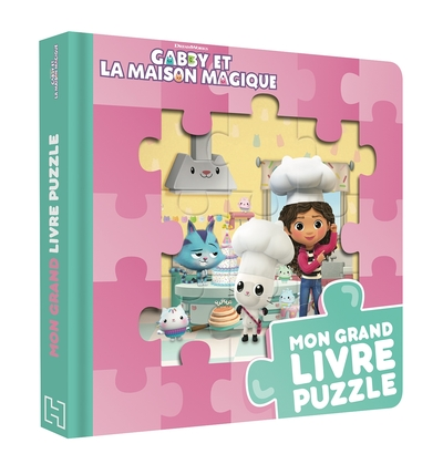 Gabby et la maison magique - Mon grand livre puzzle: Livre cartonné avec 5 puzzles