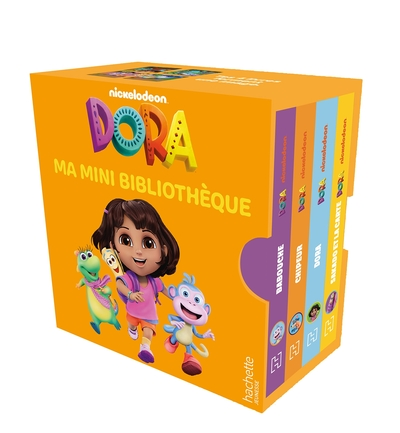 Dora - Ma mini bibliothèque: Mini bibliothèque 4 livres tout-carton