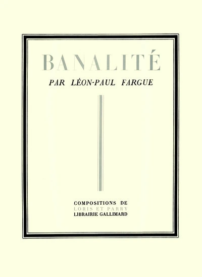 Banalité