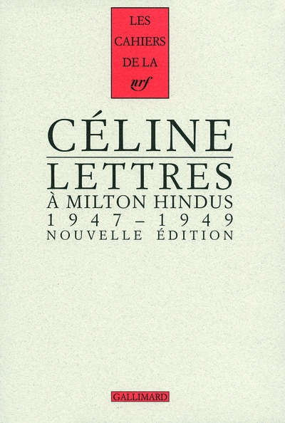 Lettres à Milton Hindus (1947-1949)