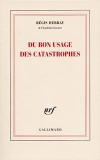 Du bon usage des catastrophes