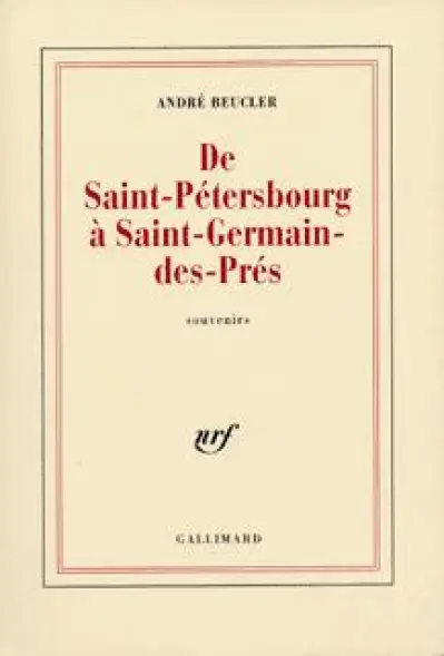 De Saint-Petersbourg à Saint-Germain-des-Prés