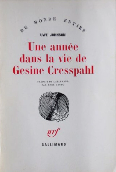 Une année dans la vie de Gesine Cresspahl