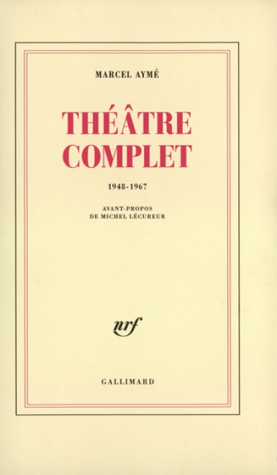 Théâtre complet (1948-1967)