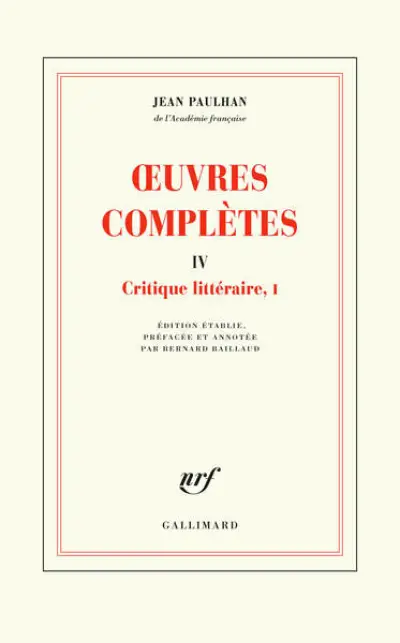 Oeuvres complètes 05 : Critiques littéraires II