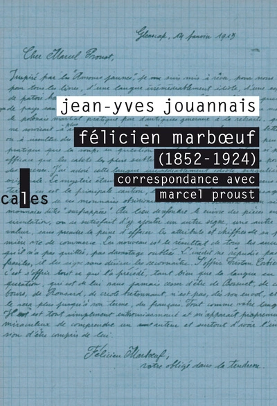 Félicien Marboeuf (1852-1924) : Correspondance avec Marcel Proust
