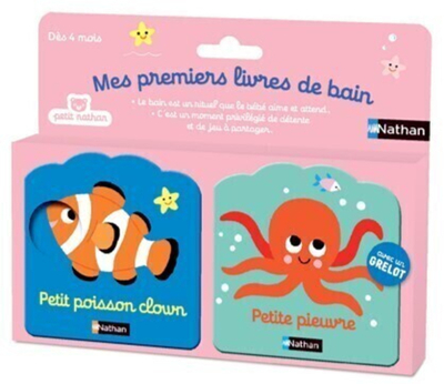 Mes premiers livres de bain : Petit poisson clown et Petite pieuvre