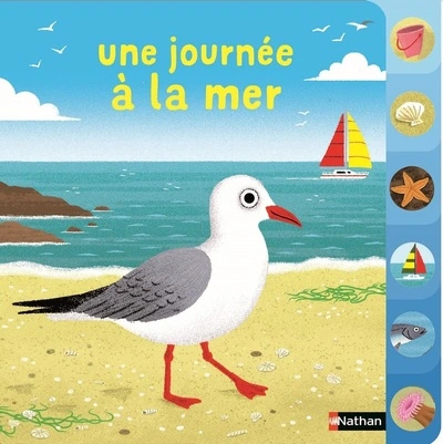 Une journée à la mer - un livre à onglet pour explorer et découvrir la mer - dès 10 mois