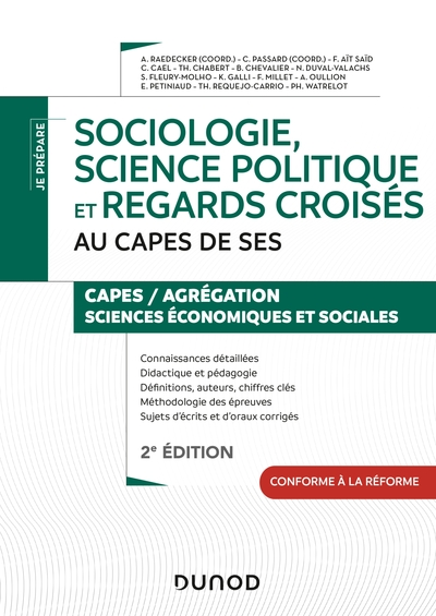 Sociologie, science politique et regards croisés au CAPES de SES - 2e éd.