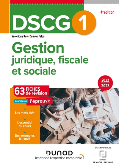 DSCG 1 Gestion juridique, fiscale et sociale