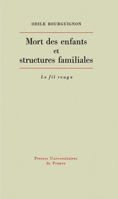 Mort des enfants et structures familiales