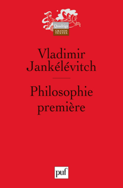 Philosophie première