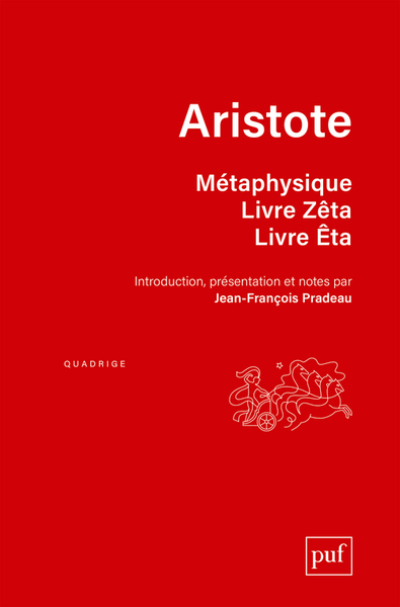 Métaphysique. Livre Zêta. Livre Êta