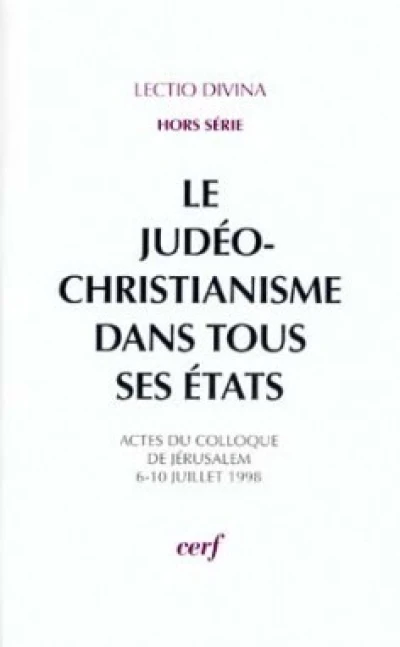 Le Judéo-christianisme dans tous ses états