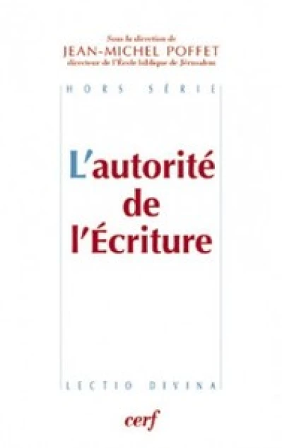 L'autorité de l'écriture