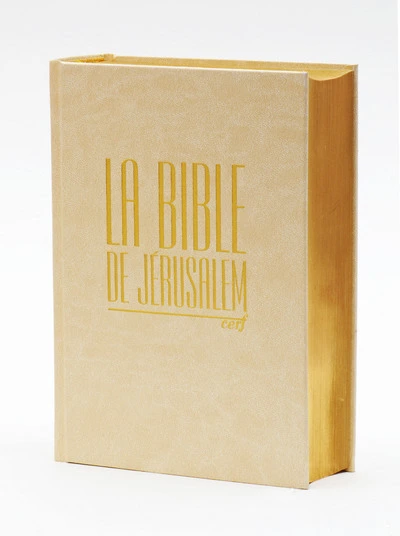 La Bible de Jérusalem - Compacte blanche dorée