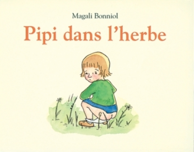 Pipi dans l'herbe