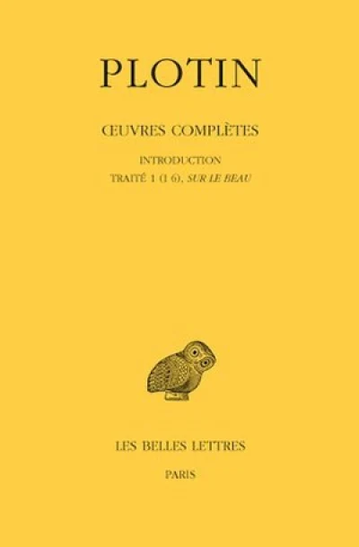 Oeuvres complètes, tome 1