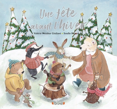 Une fête avant l'hiver Album jeunesse avec des effets argentés sur toutes les pages À partir de 3 ans