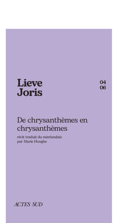 De chrysanthème en chrysanthème