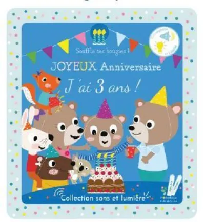 Joyeux anniversaire : J'ai trois ans !