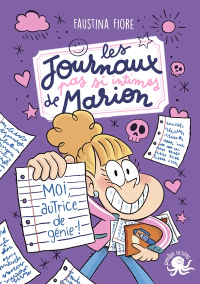 Les journaux  de Marion - Moi, autrice de génie !  Roman jeunesse humour  Journal intime pour enfants  Carnet secret  Aventure drôle  Dès 8 ans