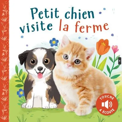 PETIT CHIEN VISITE LA FERME