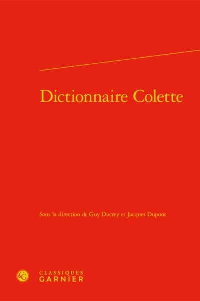 Dictionnaire Colette