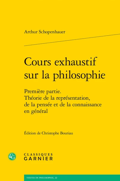 Cours exhaustif sur la philosophie