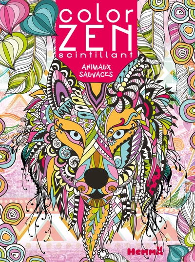 Color Zen scintillant : Animaux sauvages