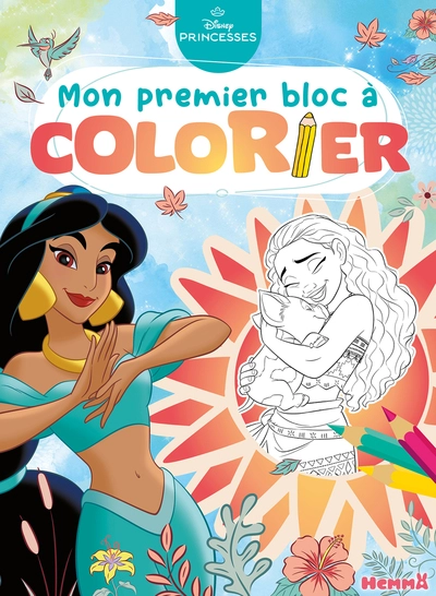 Mon premier bloc à colorier : Princesses Disney