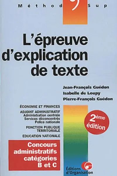 EPREUVE EXPLICATION TEXTE