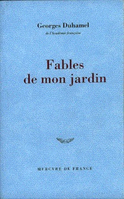 Fables de mon jardin