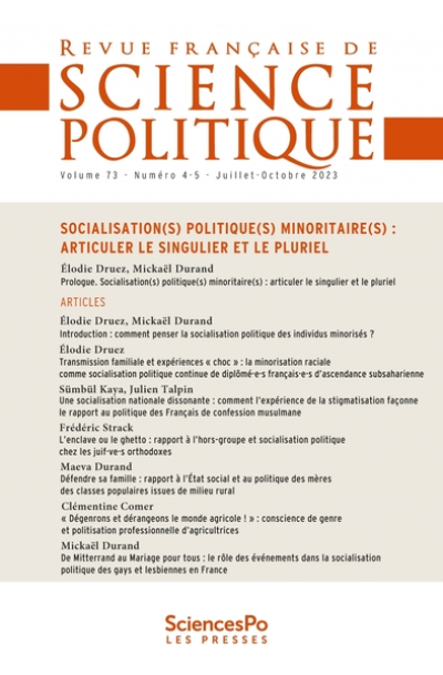 Revue française de science politique T73-4