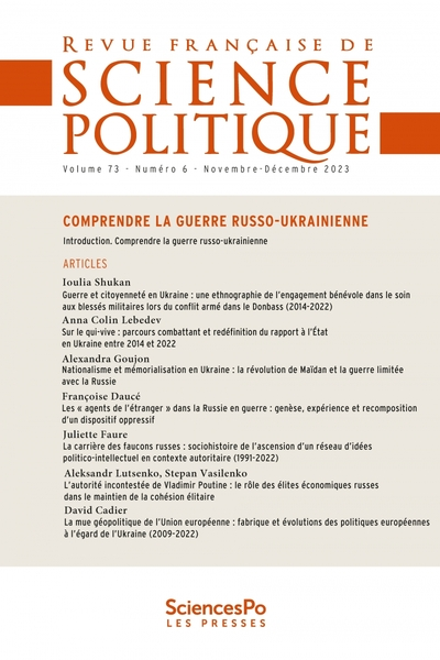 Revue française de science politique T73-6
