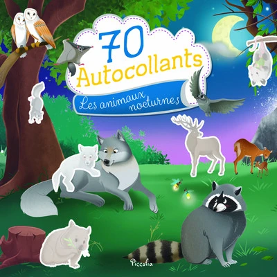 Autocollants - Animaux nocturnes