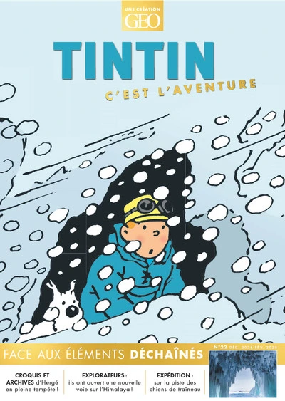 Tintin - C'est l'aventure, n°22 : Face aux éléments déchaînés