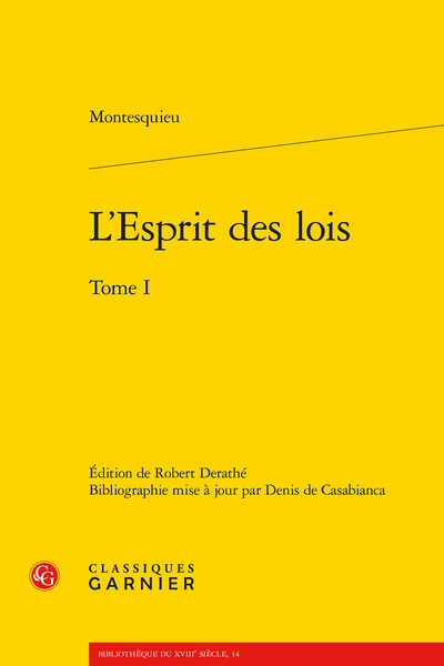 L'Esprit des lois