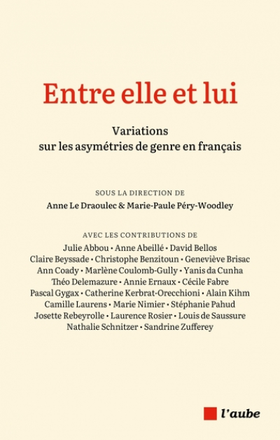 Entre elle et lui : Variations sur les asymétries de genre