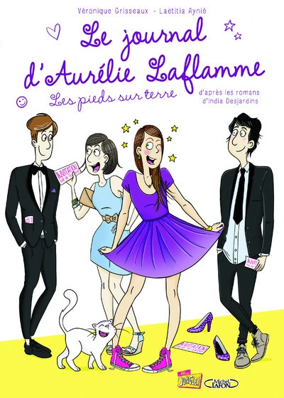 Le journal d'Aurélie Laflamme, tome 5 : Les pieds sur terre (BD)