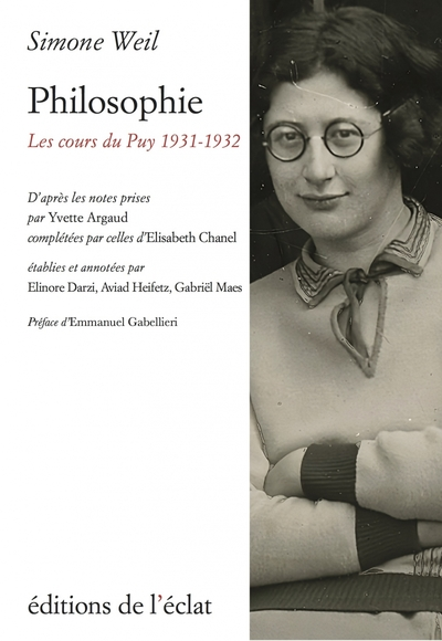 Philosophie: Les cours du Puy, 1931-1932