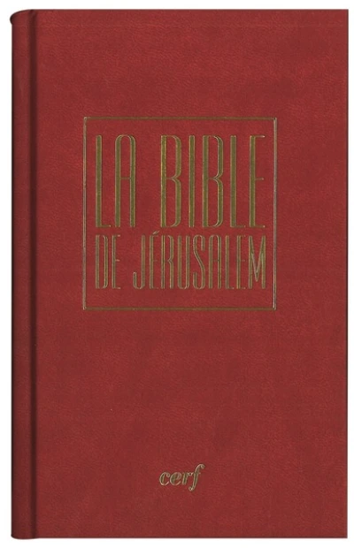 BIBLE DE JERUSALEM POCHE RELIEE ROUGE SOUS COFFRET