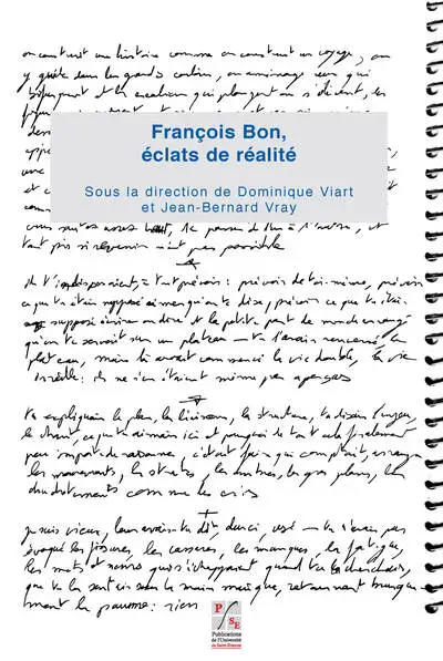 FRANCOIS BON ECLATS DE REALITE